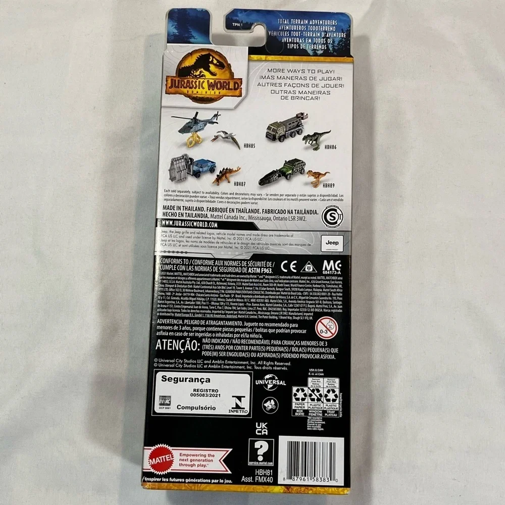 NIP Matchbox Jurassic World Dominion Set
